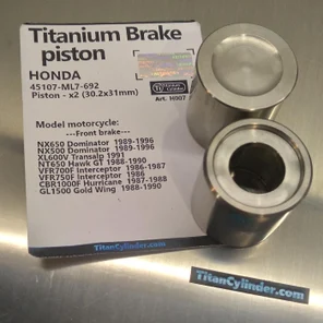 Honda  45107-ML7-692  (30.2x31mm), Титановые тормозные поршени NX650, XL600V, NT650, VFR750, CBR1000, ......